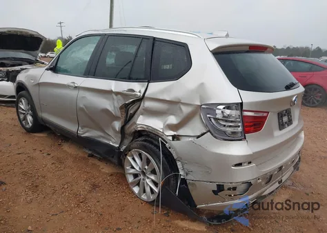 2014 BMW X3 xDrive28I from USA, damaged, VIN 5UXWX9C56E0D23754